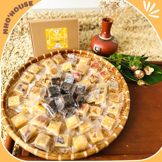 Hộp 20 viên trà đường phèn, đường nâu mật ong thảo mộc thiên nhiên - mix 15 vị - nhà của nhỏ
