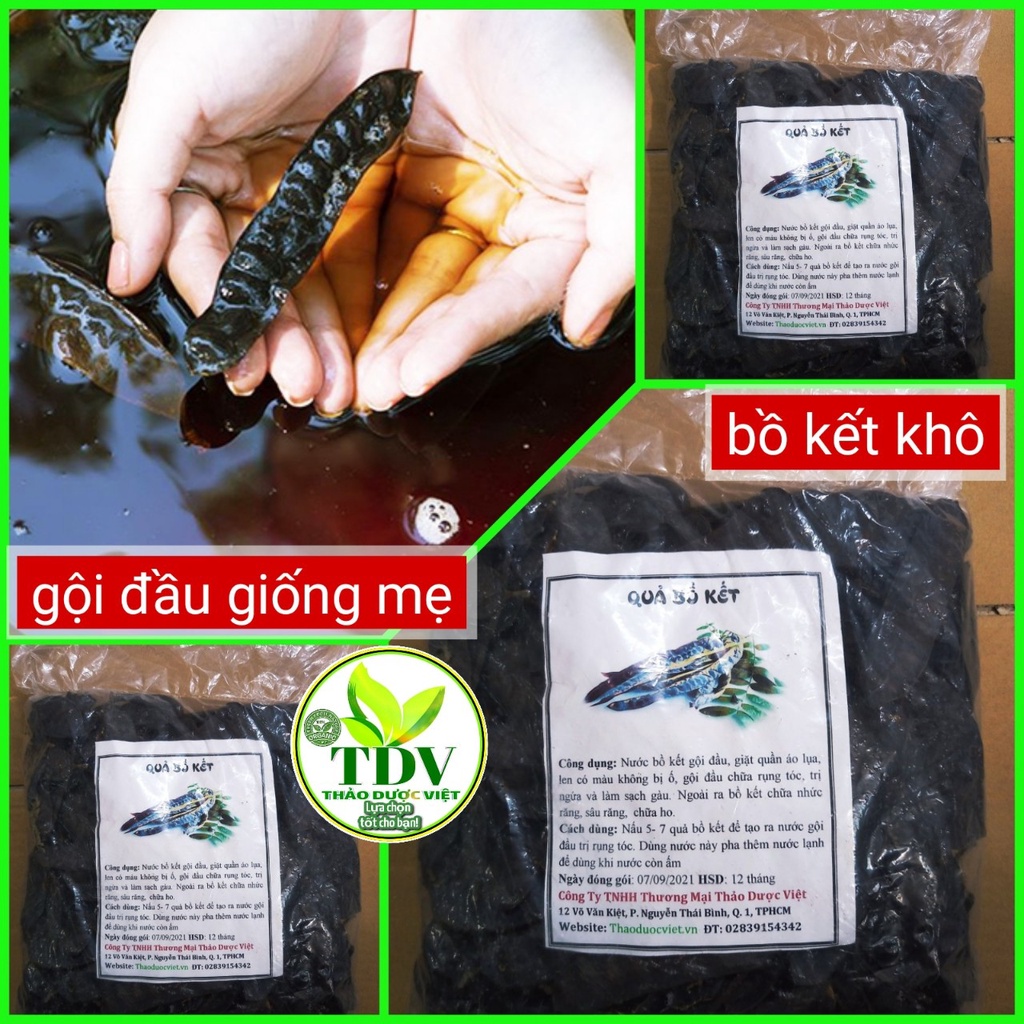 Bồ kết rừng Nghệ An 1kg (chuẩn bồ kết rừng mùa mới 2023) - Hàng công ty Thảo Dược Việt