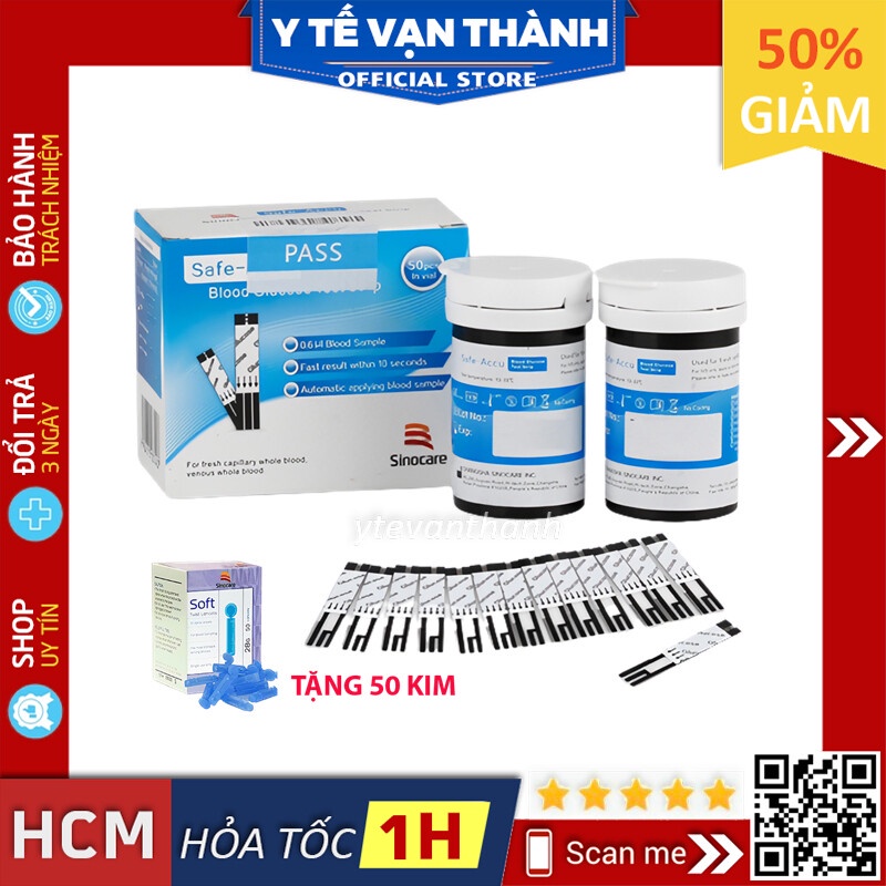 ✅ Que Thử Đường Huyết: Sinocare Safe Accu (Date Xa) -VT0049