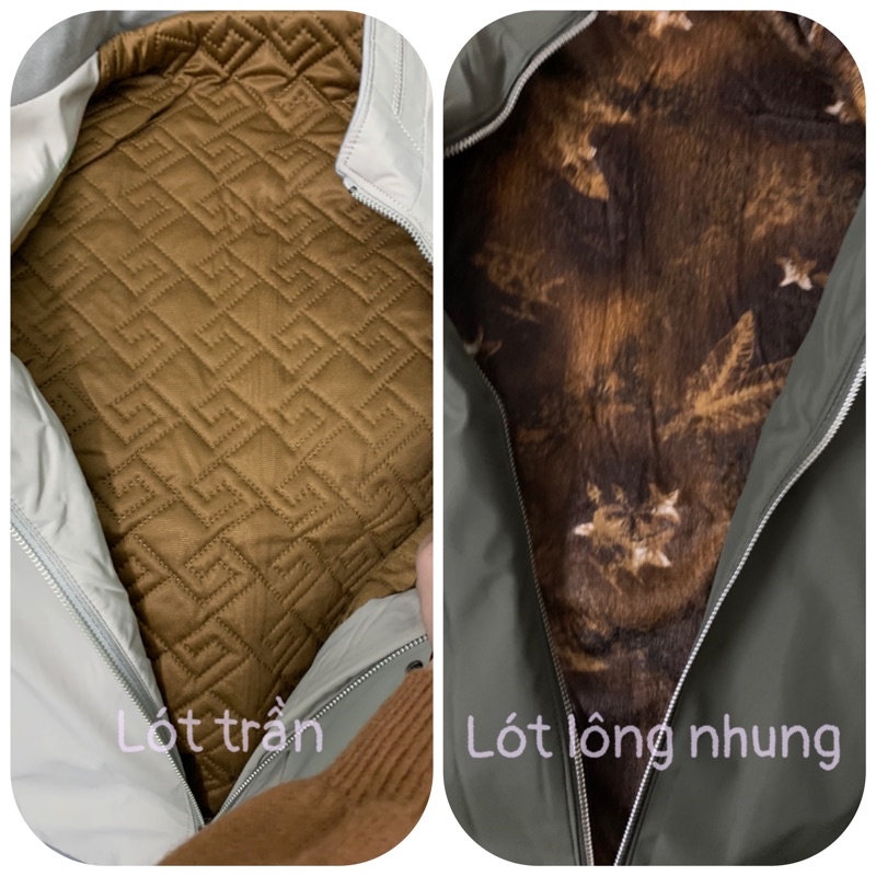 Áo khoác gió cao cấp nam trung niên lót trần dày ấm.