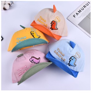 Mũ lưỡi trai in hình chú khủng long ngộ nghĩnh cho bé