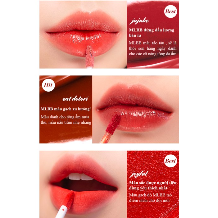 [MINI SIZE][PHIÊN BẢN GIỚI HẠN] Set 3 Son Mini Tint Lì Romand Best Tint Edition