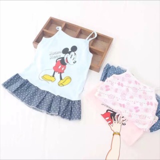 Váy dây mickey cho bé gái