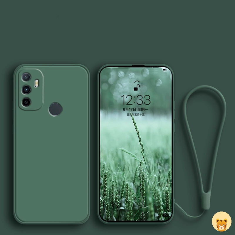 Ốp Điện Thoại Silicone TPU Đơn Giản Cho Oppo A5S Case A15 A15S A12 F9 F11 A3S A53 A31 2020 A9 A5 2020 A92 A52 A83 A12E Reno 2 2F 3 5