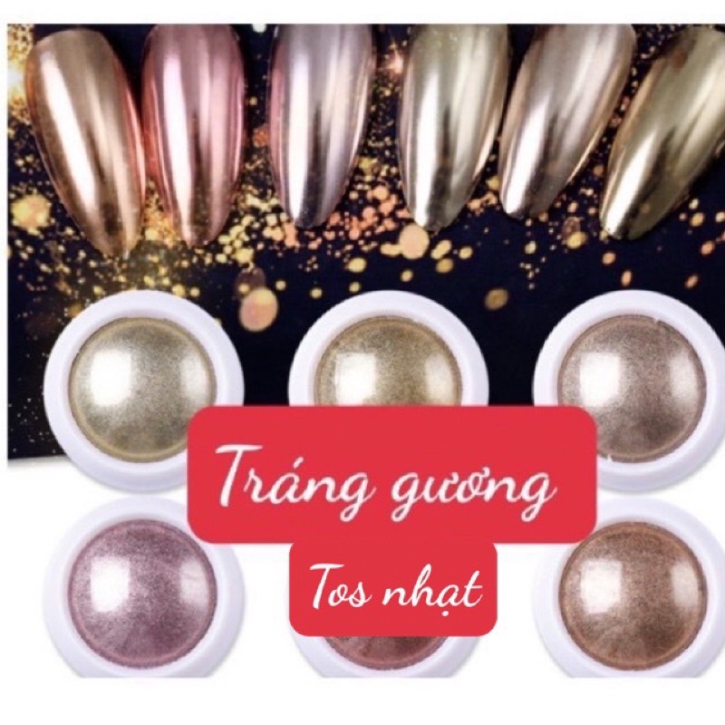 Tráng gương đẹp hàng loại 1 trang trí móng tay nail