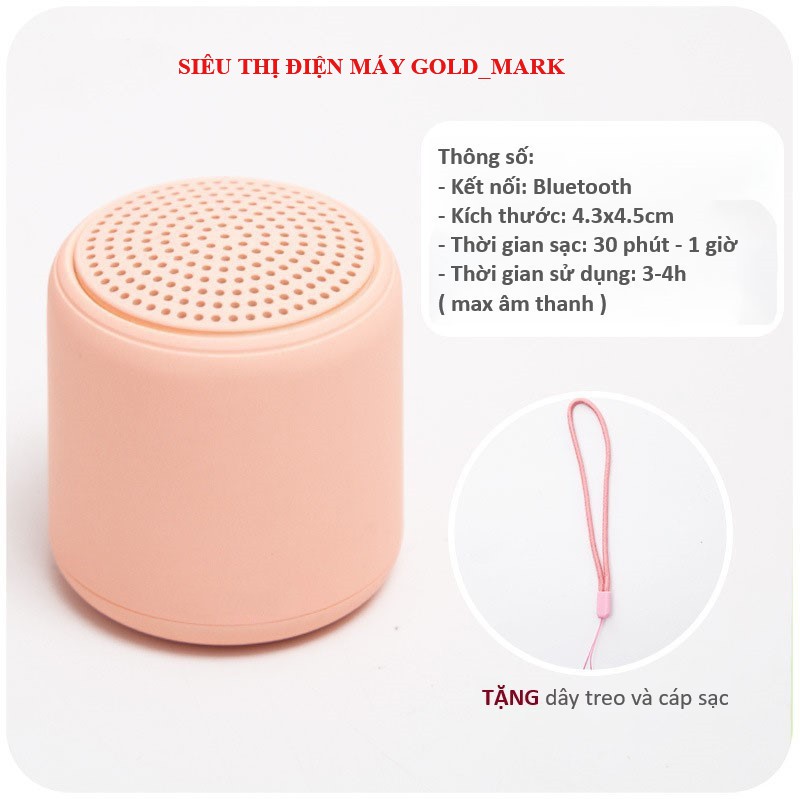 Loa di động Bluetooth Mini 3D Little Fun- Loa Bluetooth Mini Âm Thanh Nổi Siêu Bass bỏ túi tiện lợi, BH 12 tháng