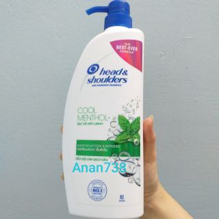 850ml Dầu gội Head & Shoulders - Thái Lan-Bạc hà mát rượi