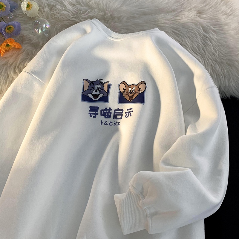 【ZHELIHANGFEI】Áo Thun Tay Dài Form Rộng Theo Phong Cách Nhật Bản Dễ Phối Đồ