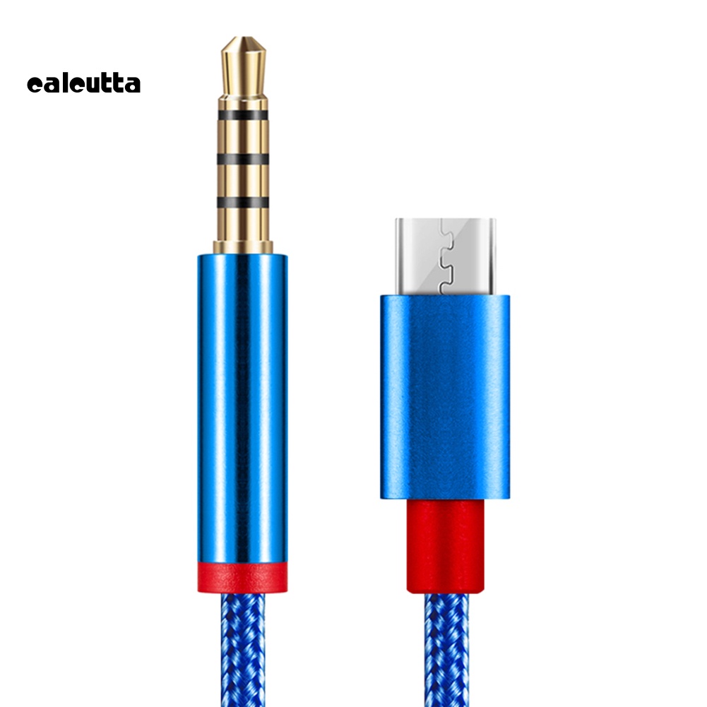 Cáp Chuyển Đổi Âm Thanh AUX 1m Type-C Sang 3.5mm Chuyên Dụng Cho Loa Xe Hơi Samsung