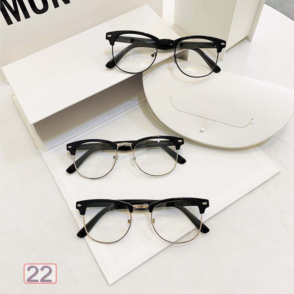 [SIÊU ĐẸP] MẮT KÍNH GIẢ CẬN NỬA GỌNG SIÊU HOT 2 MÀU CÁ TÍNH | BigBuy360 - bigbuy360.vn