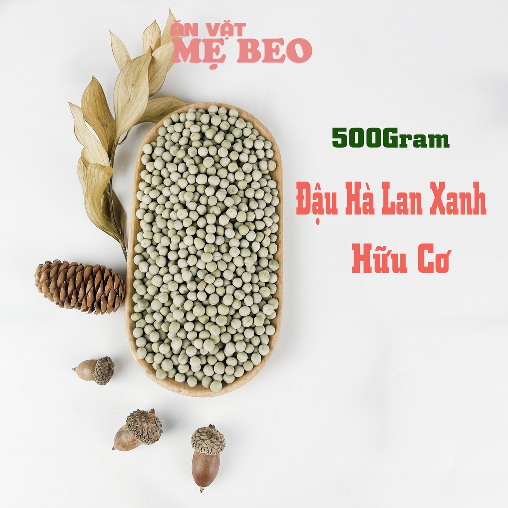 500Gr Đậu hà lan xanh khô chế biến món ăn