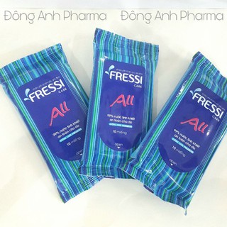 [Chất lượng Nhật Bản] Khăn ướt Unicharm Fressi Care bịch 10, 20 miếng- Đông Anh Pharmart