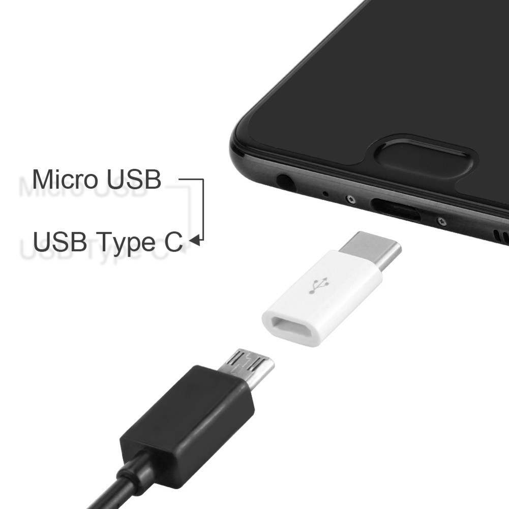 Đầu Chuyển Đổi Từ Micro Usb Sang Type-C Tiện Dụng