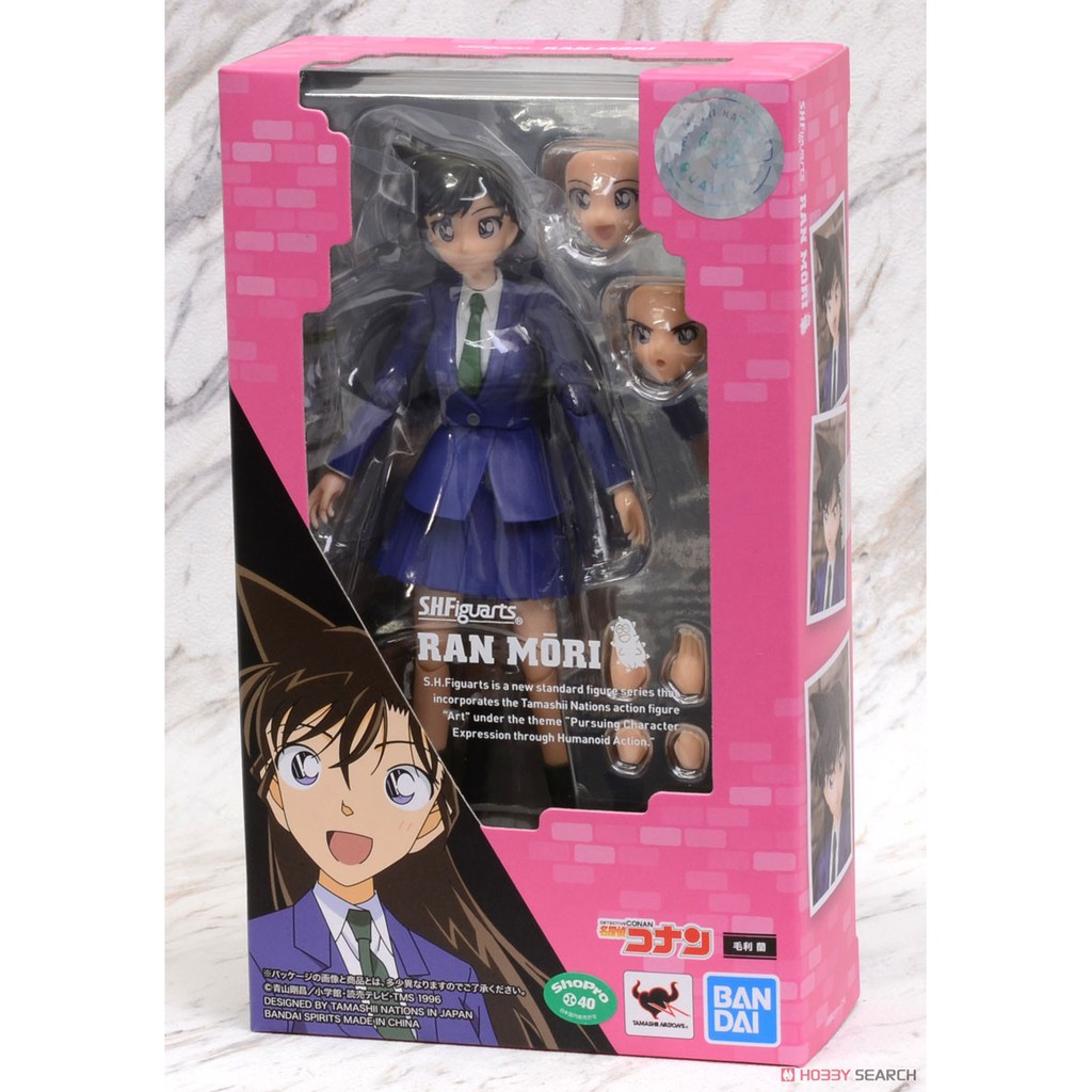 Mô hình SHF Ran Mori Detective Conan Case Closed S.H.Figuarts. Chính hãng Bandai Hàng new nguyên seal, hộp đẹp