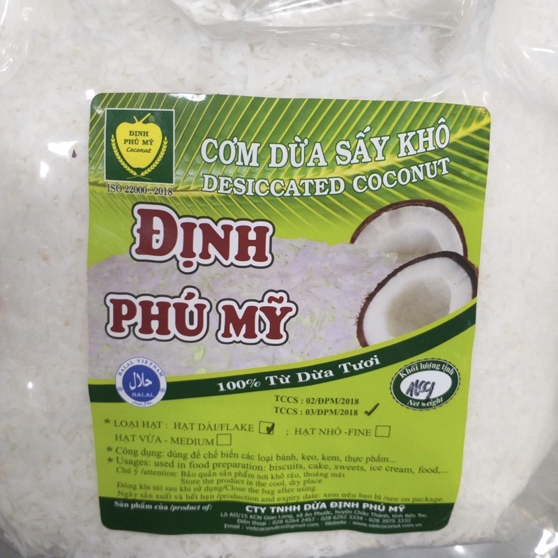 Cơm dừa sấy khô dạng sợi 50gr