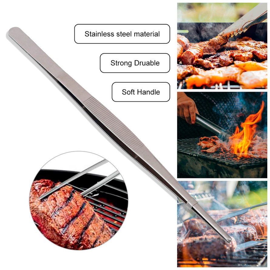 Kẹp Gắp Thức Ăn Bằng Thép Không Gỉ 30cm / 12 Inch