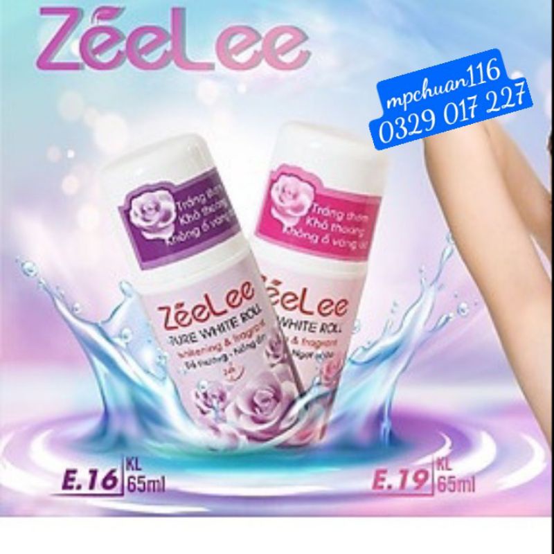 Lăn khử mùi ZEELEE 50ml132K/1chai(Hương hoa hồng và oải hương Lavender)