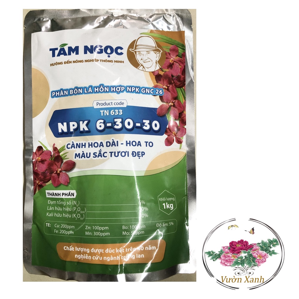 Phân Bón Lá Hỗn Hợp NPK 6-30-30 TN 633 - #510# 1kg
