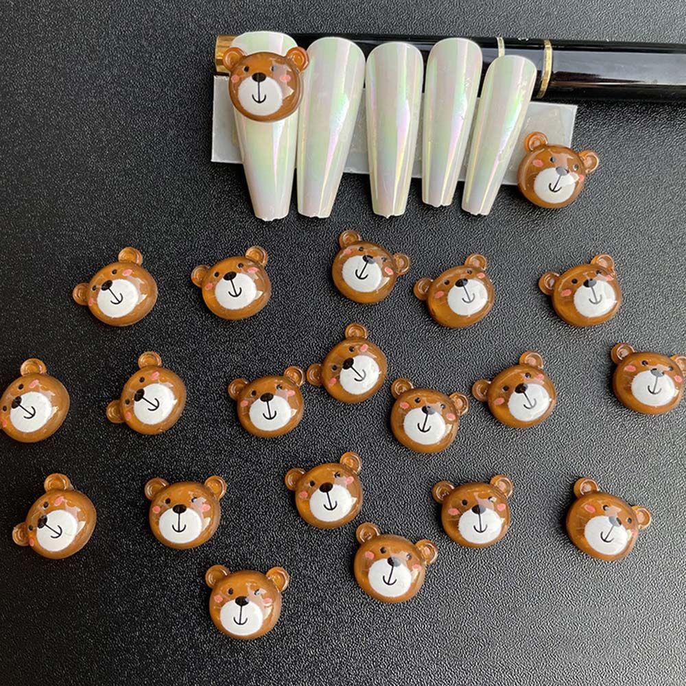 OCEANMAP Miếng Dán Trang Trí Móng Tay 3D Hình Hoạt Hình Dễ Thương