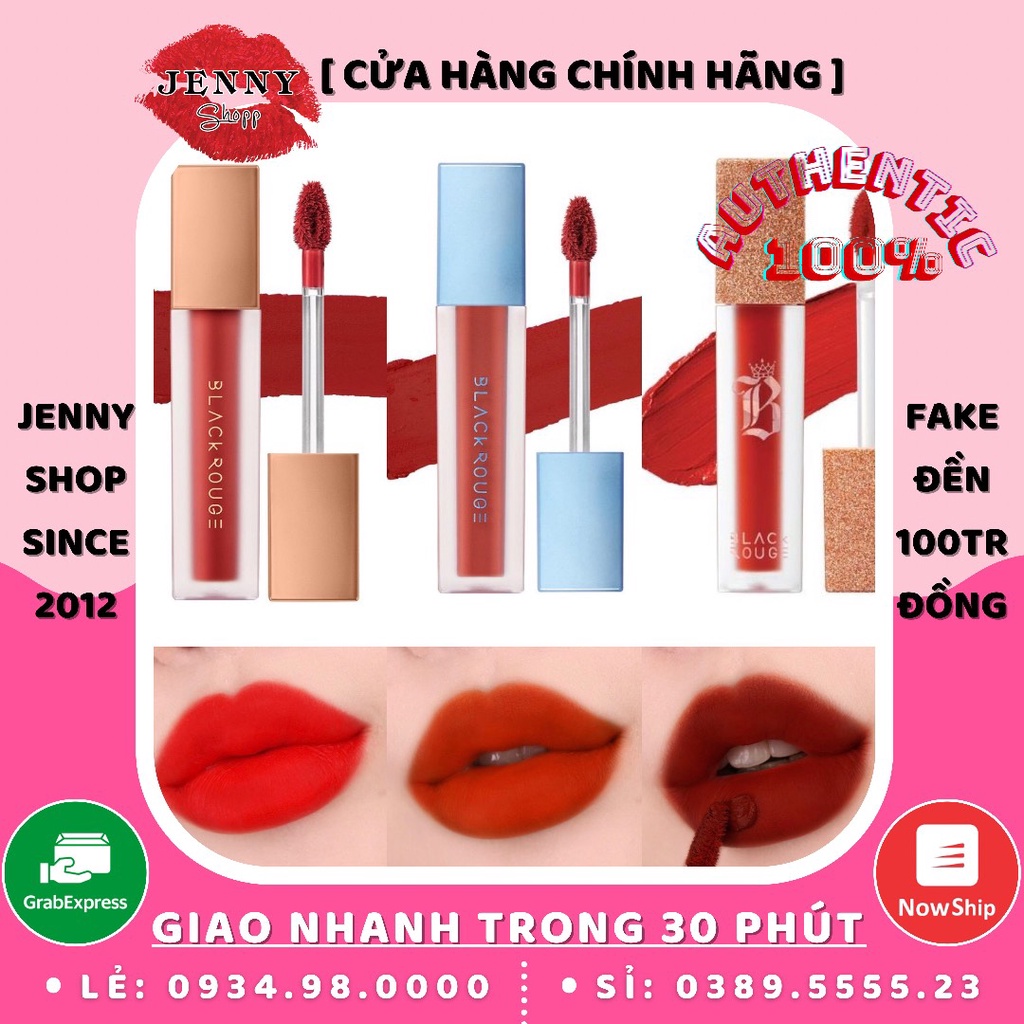 Son Kem Lì Black Rouge Air Fit Velvet Tint Ver 5 6 7 | Thế Giới Skin Care