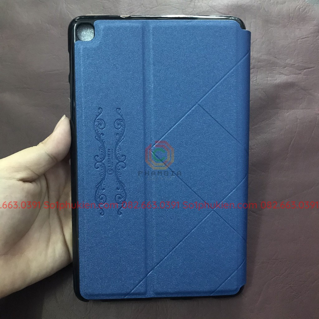 Bao Da Samsung Galaxy Tab A Plus 8.0 SPen 2019 (P205) có ngăn thẻ, chống xem phim | BigBuy360 - bigbuy360.vn