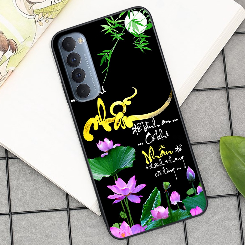 Ốp lưng Oppo RENO 4 / RENO 4 PRO in hình chữ tài chữ lộc, Cha Mẹ, bình an SIÊU ĐẸP