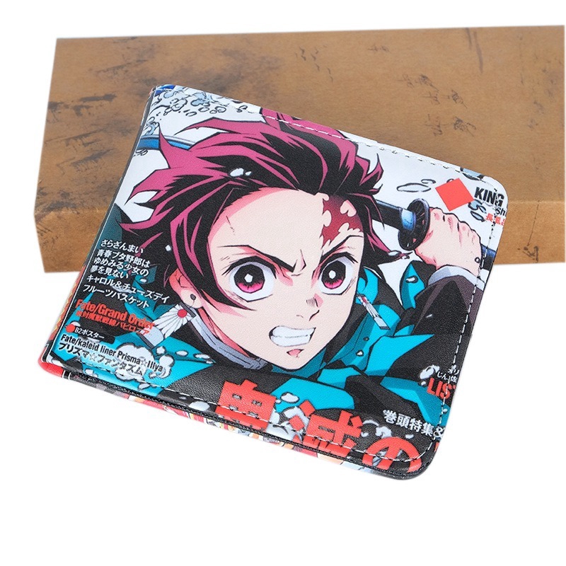 Ví Da Nhiều Ngăn Phong Cách Anime Độc Đáo