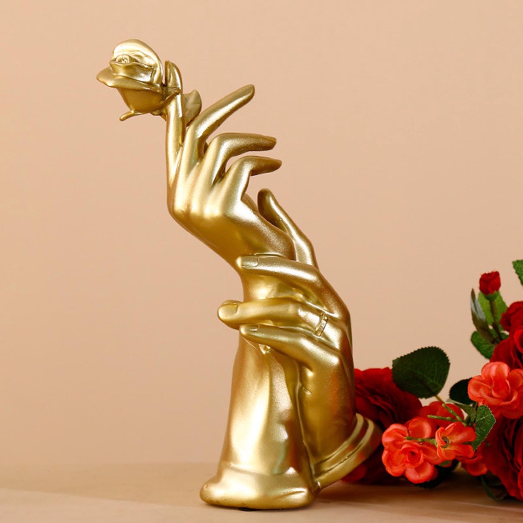 Bức tượng trang trí hình bàn tay bằng nhựa resin phong cách sáng tạo thích hợp trang trí nhà cửa