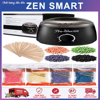Nồi Nấu Sáp Wax Lông Chuyên Dùng Triệt Lông Cơ Thể ( Tặng Kèm Gói Sáp + 10 Que Gỗ ) - Bảo Hành 12 Tháng
