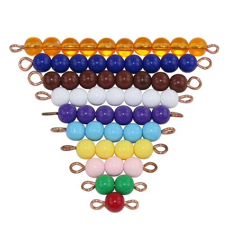 Hộp dây hạt cườm 1-10 Montessori (Bead Decanomial)