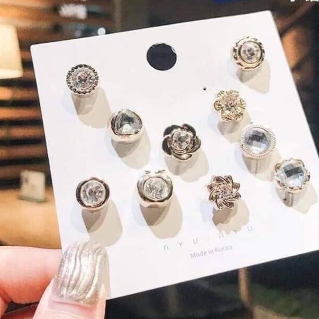 Set 10 Cúc Cài Áo Xinh Xắn