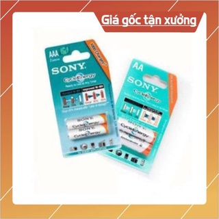 Combo 2 cặp pin aaa và aa sony. sạc đựoc