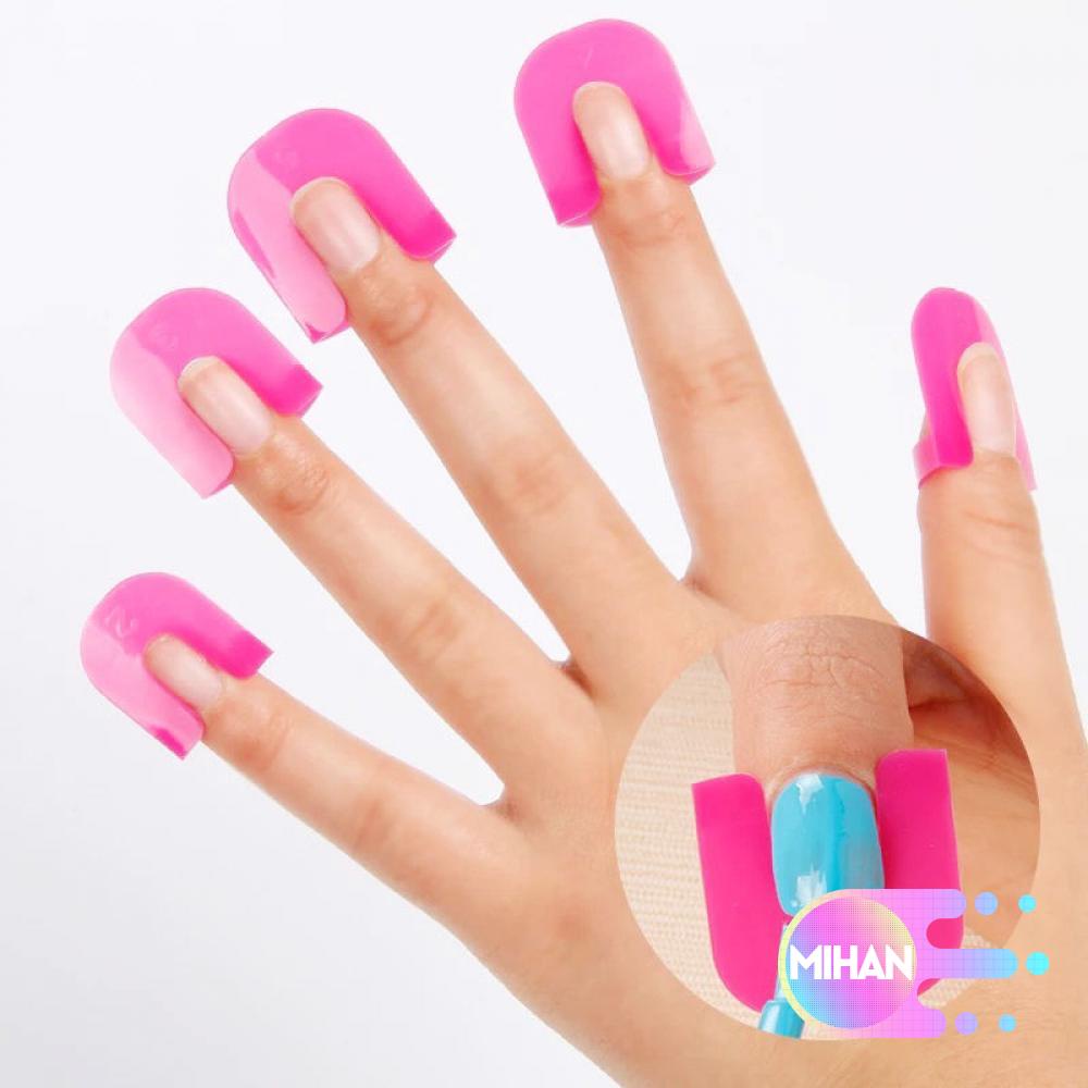 [Hàng mới về] Set 26 dụng cụ sơn móng bảo vệ ngón tay tiện lợi