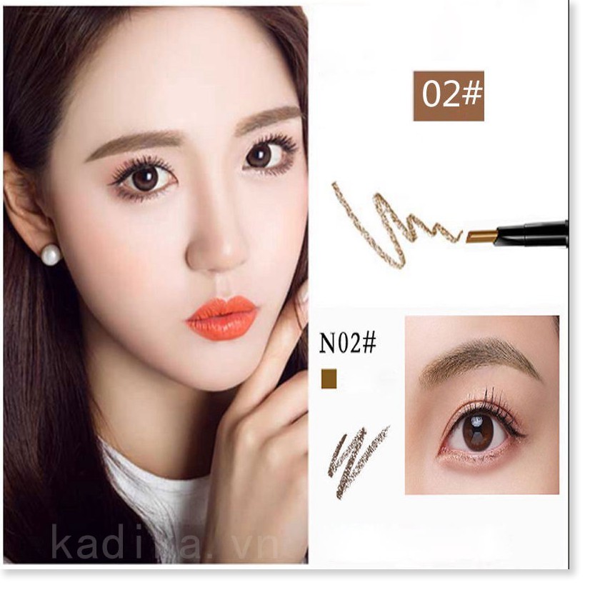 [Mã chiết khấu giảm giá sỉ mỹ phẩm chính hãng] Chì kẻ lông mày hai đầu tiện dụng MISHITI | BigBuy360 - bigbuy360.vn