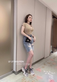 ☀️ Quần Jeans Ngố Nữ Rách Kiểu