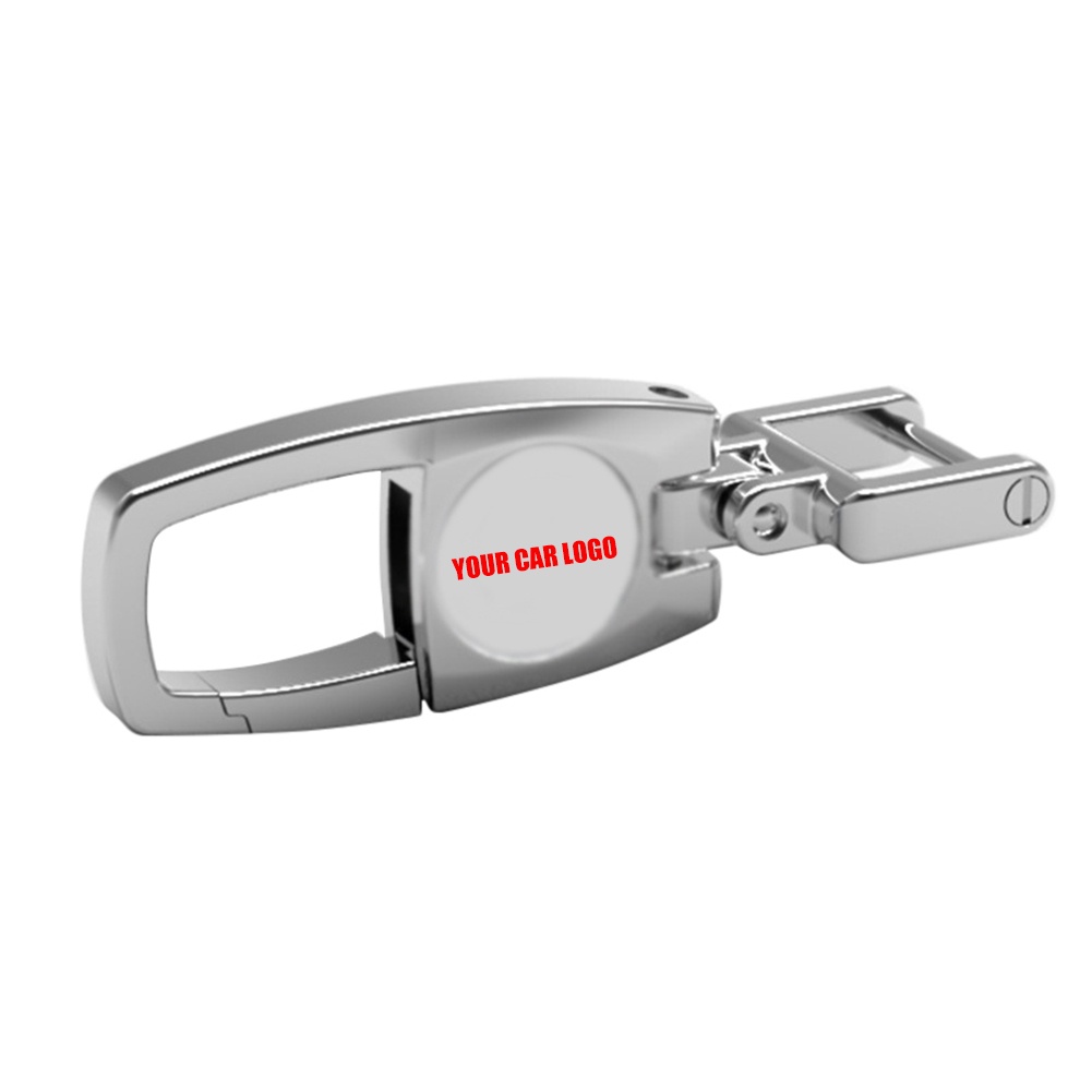 Móc Khóa Kim Loại Hình Logo Xe Hơi Honda Au-Di Benz Ford