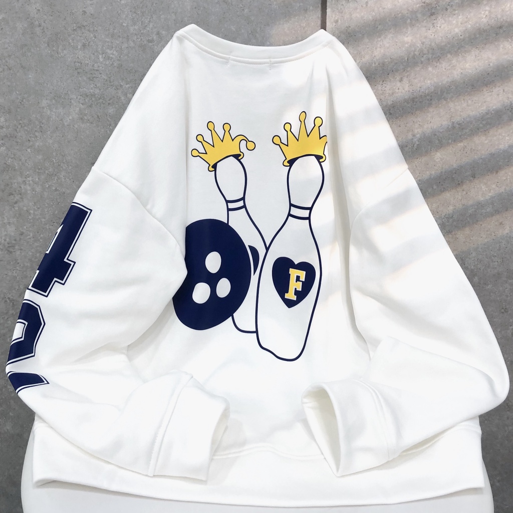 Áo Sweater Nữ Form Rộng F24 Vải Nỉ Bông Phong Cách Ulzzang – Tuni Store