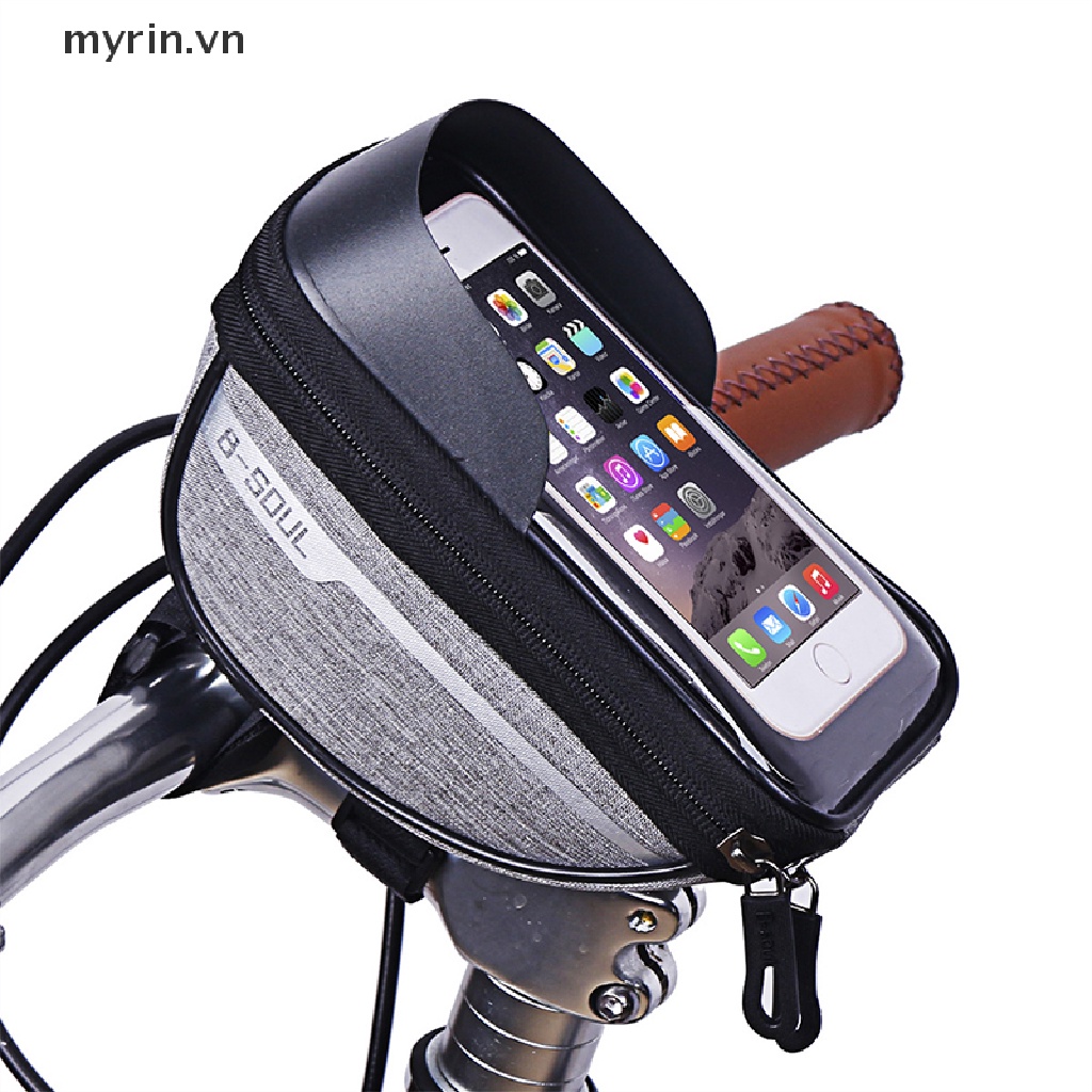 Túi Đựng Điện Thoại Chống Thấm Nước Gắn Khung Trước Xe Đạp Leo Núi