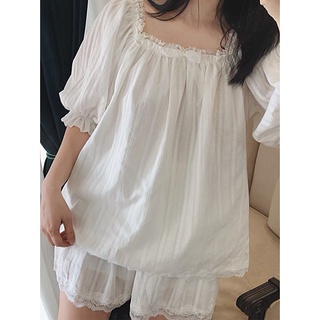 A525- BỘ ĐŨI TRẮNG PHA REN NỮ