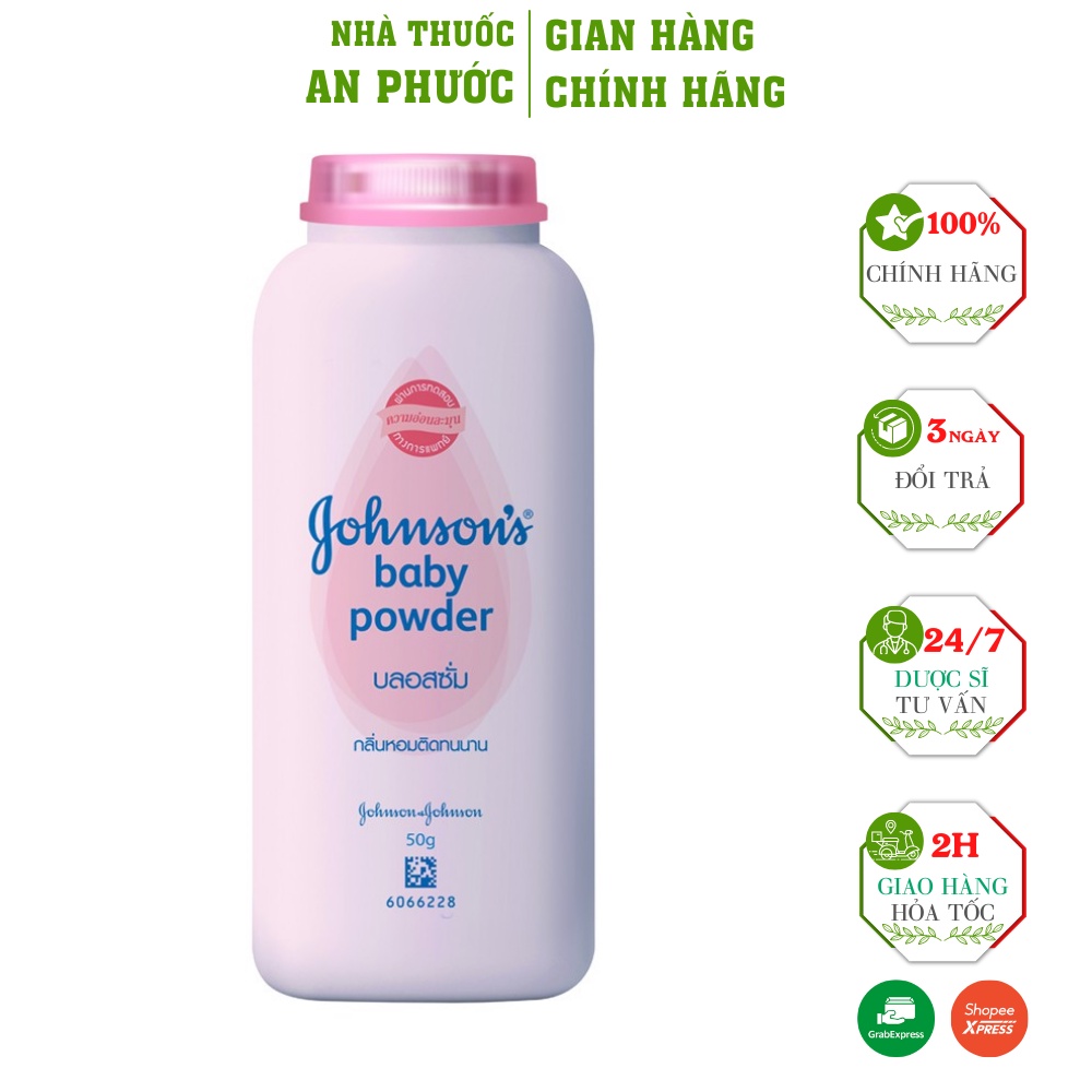 Phấn  Rôm Johnson's  ⚡ CAM KẾT CHẤT LƯỢNG ⚡ Ngừa rôm sẩy ở trẻ em  hiệu quả