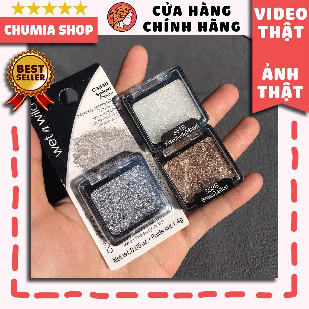 Phấn mắt nhũ WET N WILD Icon Glitter Eyeshadow - chumia