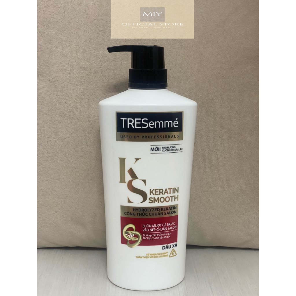 Dầu xả Tresemme, keratin suôn mượt tức thì, giảm gãy rụng phục hồi hư tổn 620g