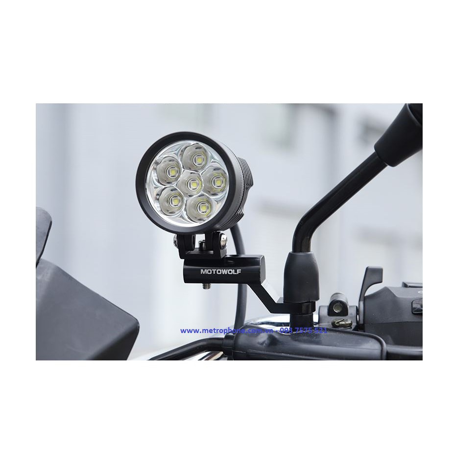 Thanh pat ngang motowolf cnc ngắn mở rộng chân kính thành giđông