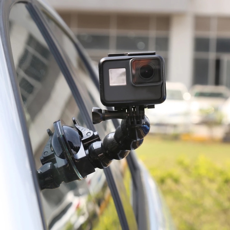 Giá đỡ điện thoại xoay 360 độ có giác hút gắn xe hơi thông dụng cho GoPro