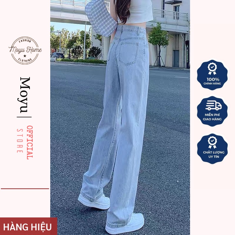 quần jean nữ, quan bò jeans, ống suông rộng hottrend 2021, TOP Xu Hướng 2022 | WebRaoVat - webraovat.net.vn