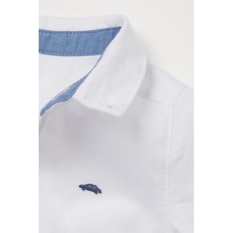 Áo sơ mi Trắng dài tay Hm Us/uk | BigBuy360 - bigbuy360.vn