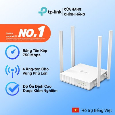 Bộ Phát Wifi TP-Link Archer C24 Băng Tần Kép AC 750Mbps