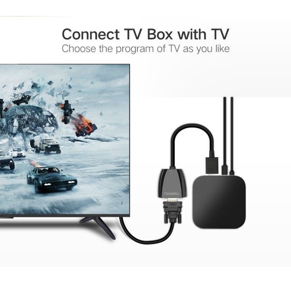 Bộ chuyển đổi HDMI sang VGA độ phân giải 1920*1080@60Hz UGREEN 40253 - Hàng chính hãng BH 18 tháng