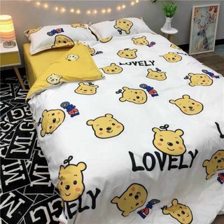 Bộ 4 món vỏ chăn ga gối coton poly cao cấp