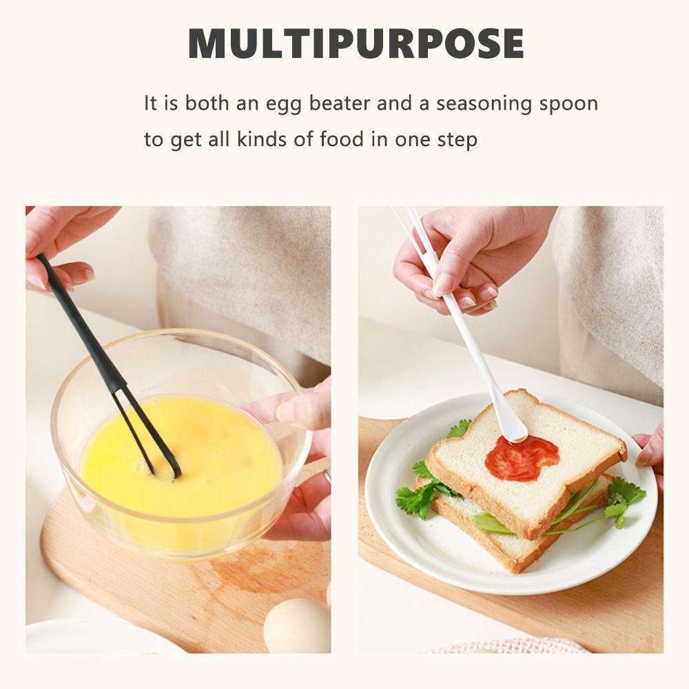 Muỗng Khuấy Trứng Hai Đầu Mini Có Thể Tái Sử Dụng